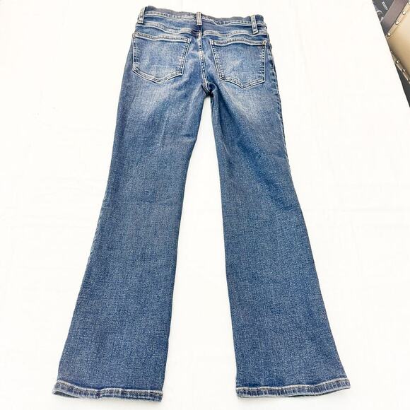 Madewell Mid-Rise Kick Out Medium Wash Zip Fly Denim Jeans Size 25 - Picture 3 of 9